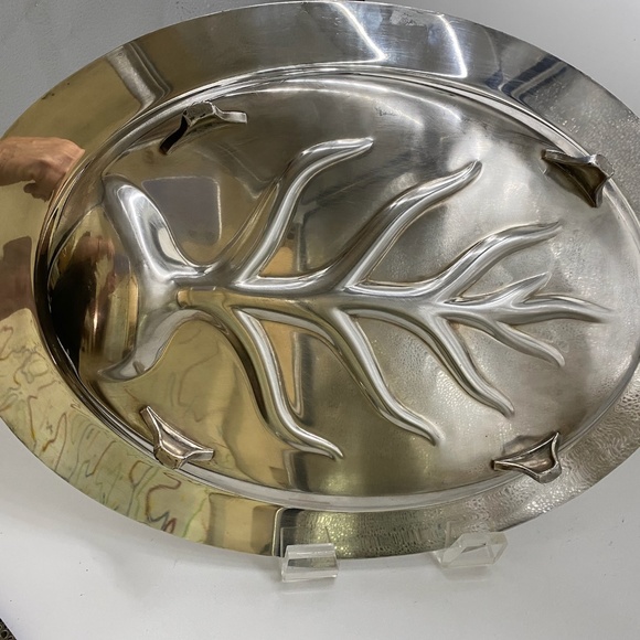 Vintage Wm Rogers Silver Plated Avon #3610 Meat Tray - Picture 8 of 10